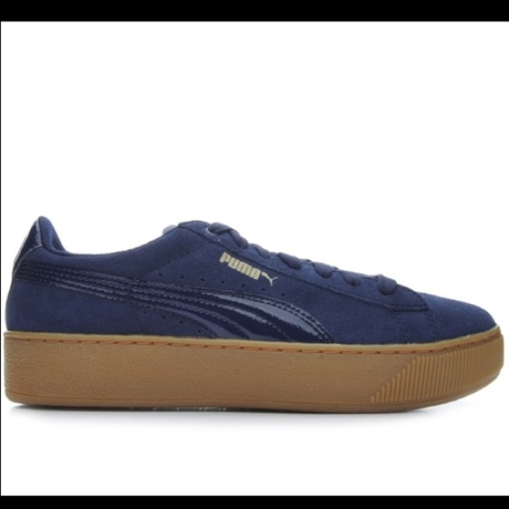 Puma suede platform sneakers